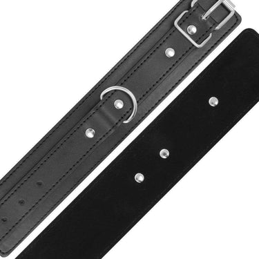 Manette Eleganti in Pelle PVC Regolabili per Esperienze Fetish e BDSM